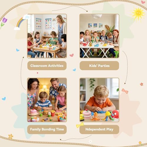 Aestd-ST Air Dry Clay 66 Colors, Modeling Clay for Kids, DIY Magic Clay - Image 5