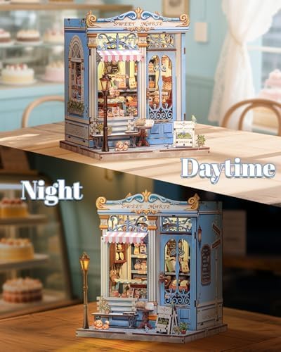 Book Nook Kit for Adult and Teens, French Dessert Miniature House Kit - Image 3