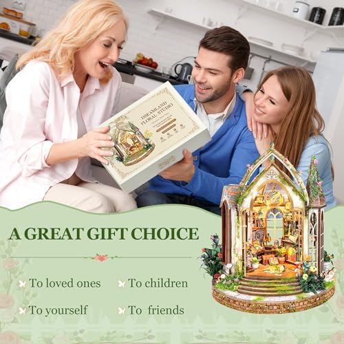 Book Nook Kit DIY Miniature House 3D Wooden Puzzle - Dreamland Floral Studio - Image 4