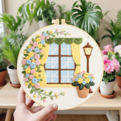 ORIGACH 4 Pack Daily Life Embroidery Kit for Beginners - Image 7