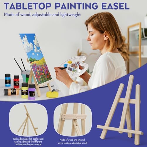 Nicpro 80PCS Acrylic Paint Canvas Set for Adults with 36 Paints (36ML) - Image 5