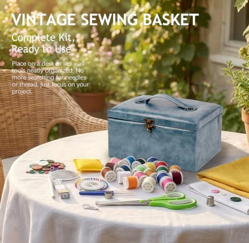 MKNZOME Sewing Box with Supplies Kit for Women, Complete Accessories - Image 7