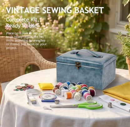 MKNZOME Sewing Box with Supplies Kit for Women, Complete Accessories - Image 7