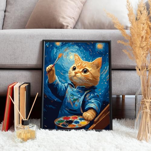 NiArt Paint by Numbers Kit for Adults Beginners, Canvas 16x20 Unframed - Image 2