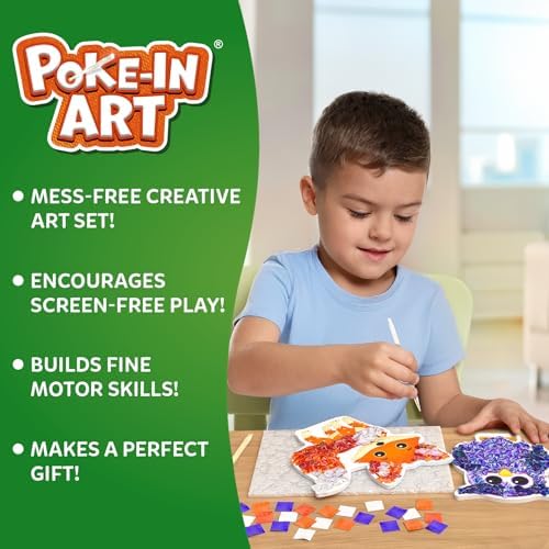 Skillmatics Poke-in Art – Animals, Wood Craft Kit, Gift for Boys & Girls - Image 2