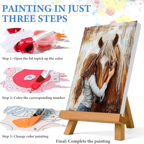 WUDWL Paint by Numbers Kit for Adults Beginner, with Framed - Image 6
