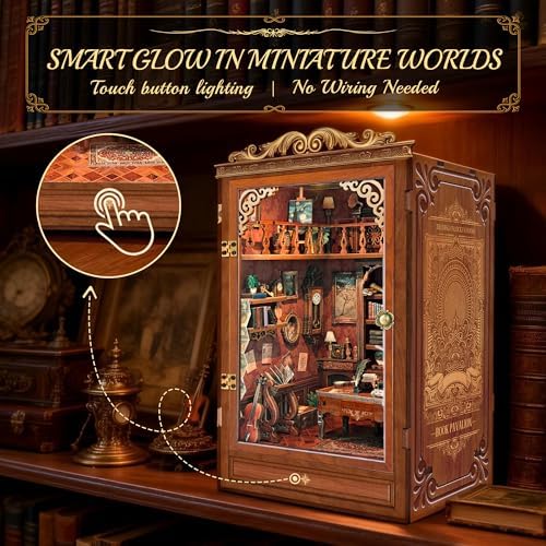 CRIOLPO Book Nook Kits for Adults DIY Miniature Dollhouse Kit for Adults - Image 2