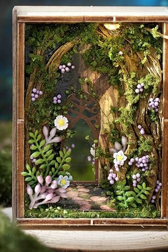 MAGQOO DIY Miniature Dollhouse Kit with Furniture 1:100 Scale Creative Room Mini Wooden Doll House Accessories DIY Miniature House Kit (Forest Wonderland) - Image 5