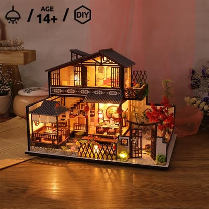 DIY Miniature House Kit, Dollhouse for Adults to Build, Japanese Style - Image 6