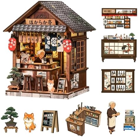 Japanese Book Nook Kit with LED Lights by Unknown