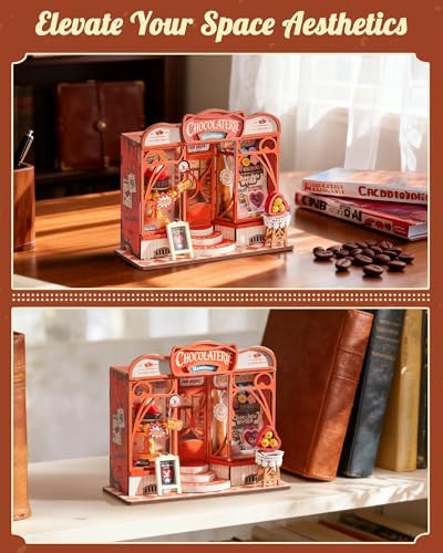 Rolife Chocolate Shop DIY Miniature House Kit - Image 6