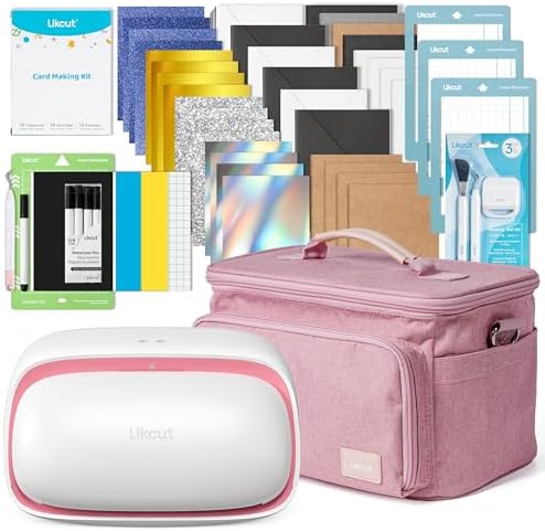 Likcut Vinyl Cutter Machine Cardstock Creator Bundle with Carrying Case by CreateDIYCraftyFunwithLikcut