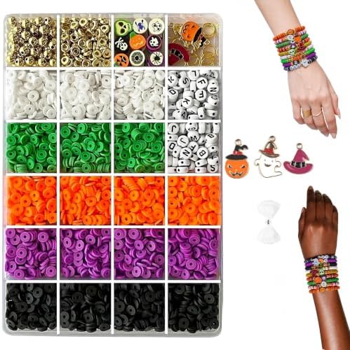 Halloween Bracelet Making Kit with Disc Beads, Letter Beads and Charms by Unknown