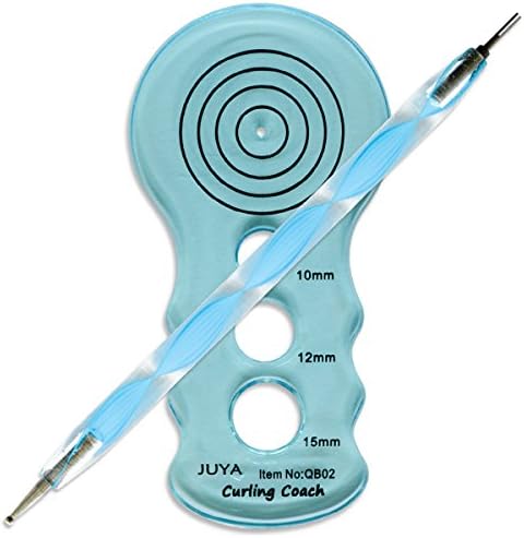 JUYA Paper Quilling Kit 30 Colors 600 Strips 8 Tools, Blue Set, 3mm - Image 5
