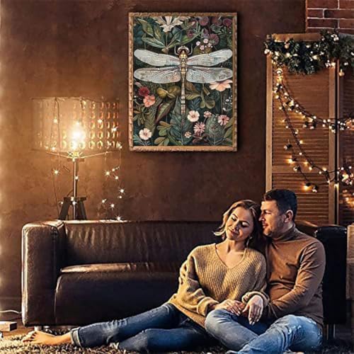 Tiwabb Dragonfly Stamped Cross Stitch Kits for Adults Beginners - Image 3