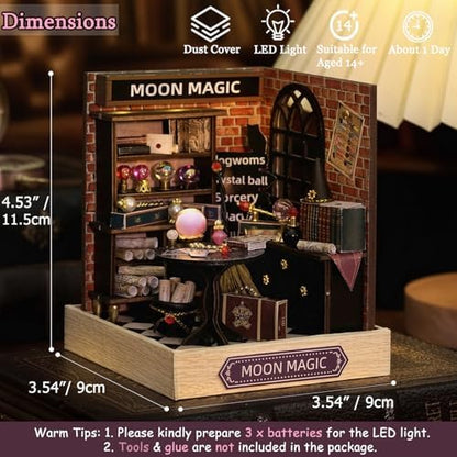 DIY Miniature Dollhouse Kit with Furniture Plus Dust Proof for Teens Adults - Image 4