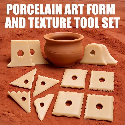 Maiguinzaa 12-piece Pottery Art Tool Set, Clay Shape Carving Tool kit - Image 5