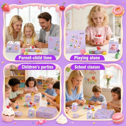 Air Dry Clay Kit -12 Desserts Modeling Clay for Kids Arts and Crafts - Image 5