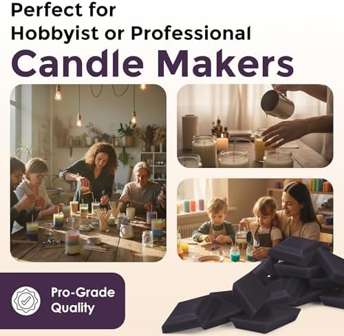 Purple Candle Dye Chips, Soy & Paraffin Candle Making, 25 Pack - Image 7