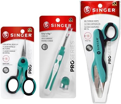 SINGER ProSeries™ Sewing Tool Kit, Scissors & Seam Ripper Bundle, 3 Count by Unknown