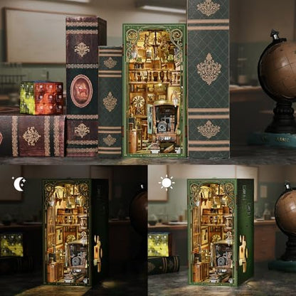 CCCDF Book Nook Kit, The Radium Lady DIY Miniature House with LED - Image 6
