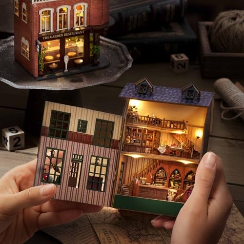 CUTEROOM DIY Miniature House Kit Wooden Craft Gift for Adult-Magic Store - Image 4