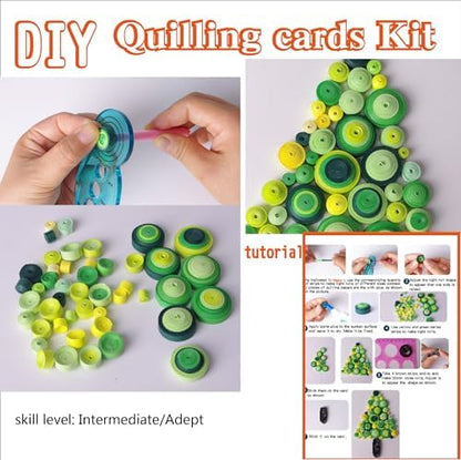 ACADOIT DIY Christmas Card Making Kit with Quilling Tools for Adult and Unsuitable for Children - Image 4