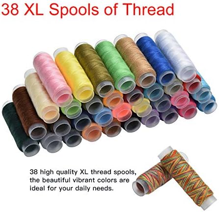 Sewing Kit, 184 Large Premium Sewing Supplies, 38 XL Thread Spools, Suitable for Traveller, Adults, Kids, Beginner, Emergency, DIY and Home Button Repair Kit - Image 4