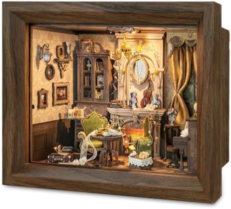 Glimmer Hall DIY Miniature House Shadow Box Kit by LORENOOKcraftsjoy