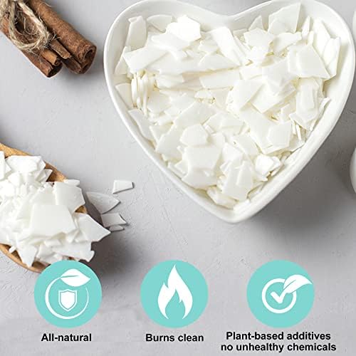 Soy Wax Candle Making Kit Supplies With Wax Melter, Natural Candle Wax For Candle Making, DIY Art&Crafts Kit for Adults,Beginner, Including 10lbs Soy Wax Flakes, Electric Stove,CandleWick,Melting Pot - Image 3