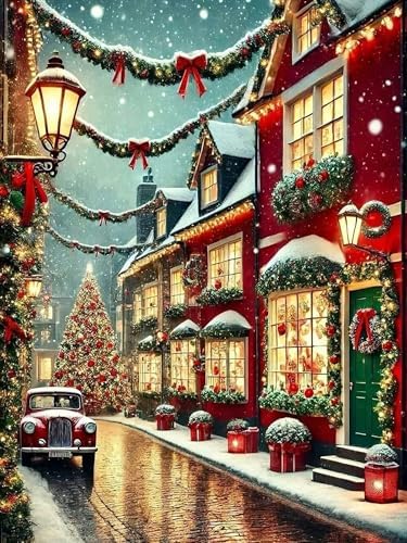 Christmas Diamond Art Kits for Adults, Diamond Art Painting Kits for Adults by croshom