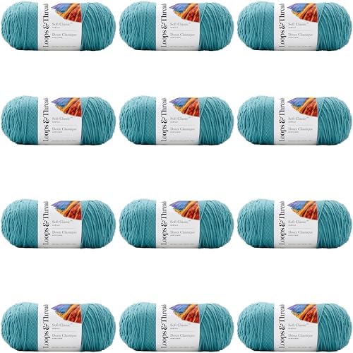 MICHAELS Bulk 12 Pack: Soft Classic™ Solid Yarn by Loops & Threads® - Image 6