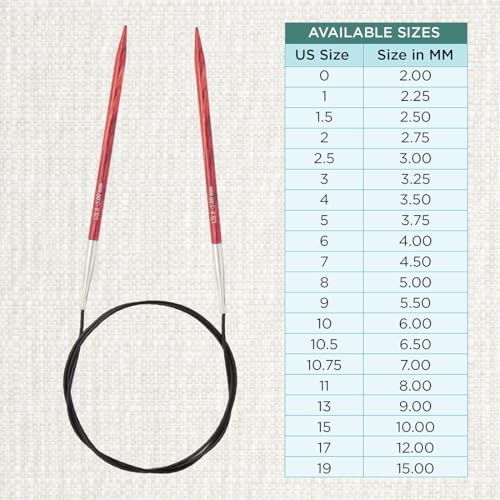 KnitPro Dreamz Fixed Circular Needles 40" (100cm) | US Size 8 (5mm) - Image 4