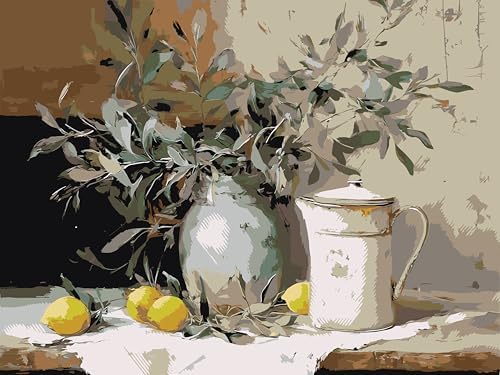 Plant Scenery Paint by Numbers Kit for Adults,Color By Numbers for Adults - Image 2