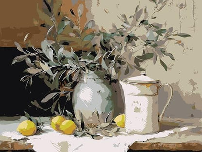 Plant Scenery Paint by Numbers Kit for Adults,Color By Numbers for Adults - Image 2