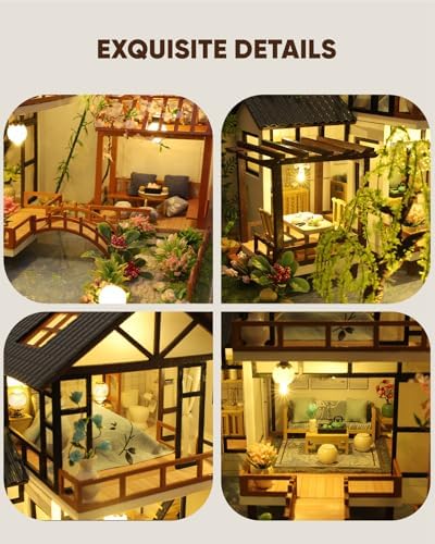 DIY Japanese Miniature House Kit Dollhouse Kit for Adults to Build - Image 4