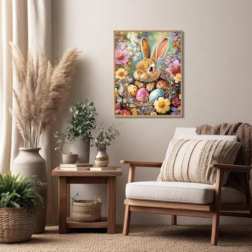 Reivworl Easter Paint by Numbers Kit for Adults Beginner 16×20 inch - Image 2