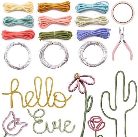 BoFUN Knitted Wire Art Craft Kit for Teens & Adult Women by BoFUN