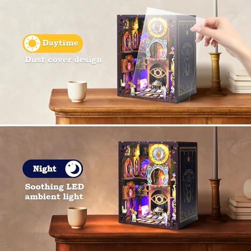 VORATHIS Book Nook Kit, DIY Miniature House for Adults (Mystical Tarot) - Image 4