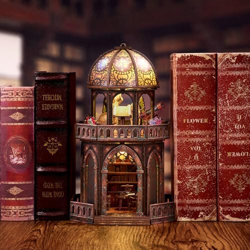 TOYQI Mini House Kit, DIY Miniature Dollhouse Book Nook Kits for Adult - Image 5