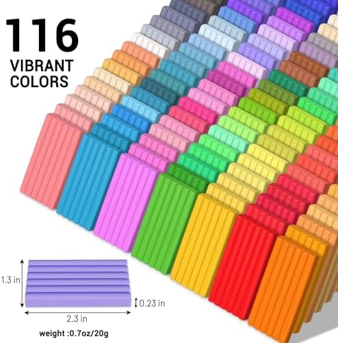 Artme Polymer Clay, 116 Colors Oven Bake Modeling Clay Starter Kits for Kids, Creative Polymer Clay Kit with Sculpting Tools and Jewelry Accessories, Non-Toxic, Ideal DIY Gifts for Adults and Teens - Image 3