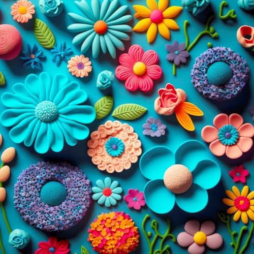 Poen 240 Pcs Air Dry Clay Kit with Sculpting Tool, 24 Colors - Image 5