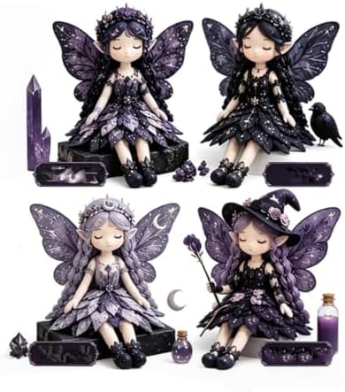 Fairy Patchwork DIY Collection，Dark Magic Fairies - Image 7