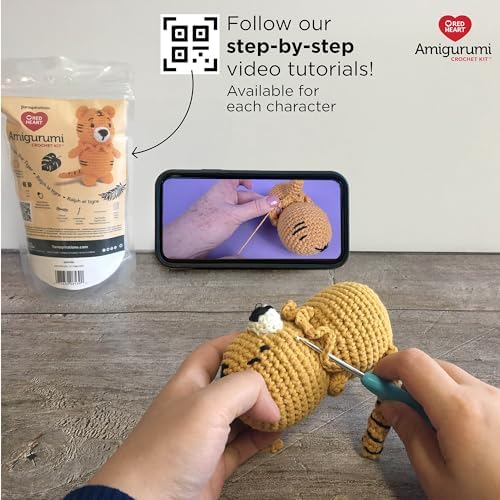 Red Heart Amigurumi Ralph The Tiger Kit - Image 3
