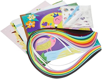 C.S. Kids DIY Paper Quilling Arts & Crafts Gifts - Animal Kingdom | 3D Design Kits for Kids, Make Your Own Art (Strips & Tools Included) - Image 4