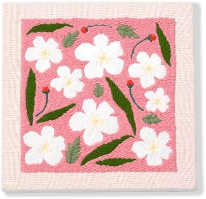 HRTHRT Punch Needle Kit for Beginners, 9.8" Frame Yarn Craft Set(Pink) by Unknown