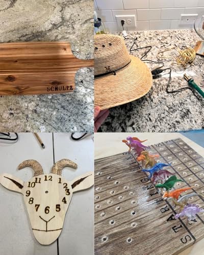 5/8" 26Pcs Wood Burning Letter Kit with 60W Electric for Wood Leather,Tea - Image 7