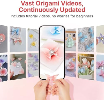 Leven Origami Paper, Colored Folding Craft Paper Kit 600 Sheets - Image 4