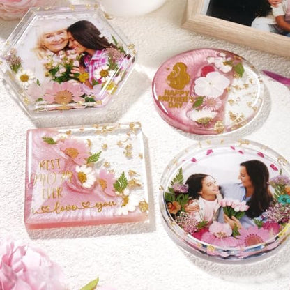LET'S RESIN Jewelry Making Kit with Resin Coaster Kit - Image 4