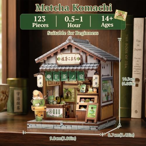 CUTEBEE 3D Wooden Puzzle Miniature House Kit for Adults, DIY Craft Gift - Image 2
